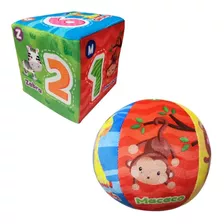 Chocalho De Pelucia - Bola E Dado Baby Colorido - Dmb5838