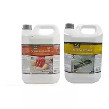 Kit Limpeza Pós Obra - Limpeza Pesada + Desincrustante- 5l