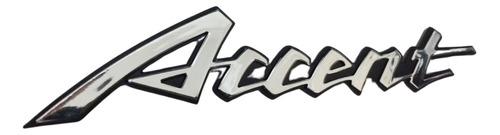 Foto de Emblema Letras Accent Bal Para Hyundai Accent Autoadhesivo.