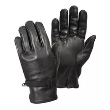 Guantes Para Motocicleta, Guantes De Cuero Negro D-3a (5)