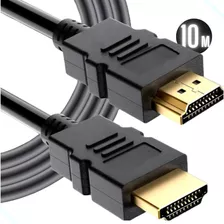 Cabo Hdmi 10m Metros 4k 3d Full Hd Blindado Premium Tv Pc