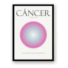 Cancer Y Su Aura Póster Imprimible Personalizado Signos Deco