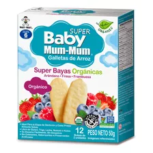 Galletas De Arroz Super Baby Mum Mum Berries Orgánica 50g