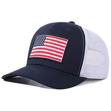 Sibosha Gorra De Camionero Con Bandera Estadounidense - Gorr