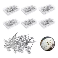 600 Piezas Diamante Diamante Pins Boda Ojales Ramo 55x8mm