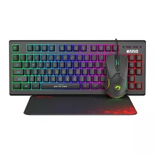 Combo Gamer 3 En 1 Marvo Cm310 Teclado Pad Mouse Rgb