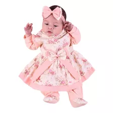 Kit Saída De Maternidade Salmão Floral - Bebê - Menina