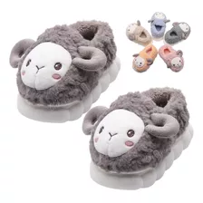 Pantufa Infantil Peluciada Térmica Inverno Várias Cores Luxo