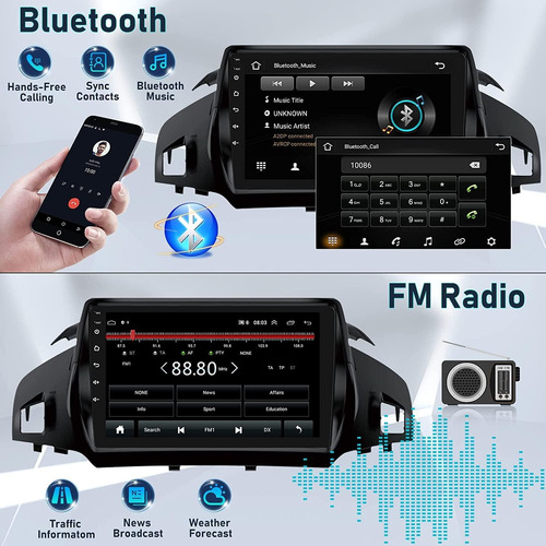 232g Android 11 Radio De Coche Estreo Para Ford Escape 2013 Foto 4