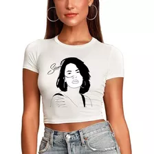 Playera De Selena Crop Top