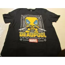 T Shirt De La Caja Marvel Collector Corps Deadpool Talla L