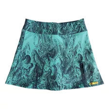 Short Saia Moda Fitness Cós Alto Academia Corrida Conforto