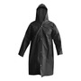 Capa De Chuva Preta Impermeável Pvc Forrado Com Capuz Epi Preto Gg