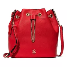 Bolsa Bucket Bag Victoria´s Secret Color Rojo