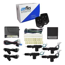 Alarme Automotivo Fks Fk902 Sb Plus + Kit Trava Universal 4p