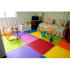 Kit Com 20 Placas 50x50 Tatame Eva Infantil Colorido