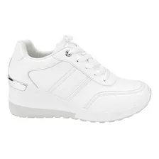 Zapatilla New Walk Maca Plataforma Blanca