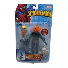 Flame & Launch Mad Jack Amazing Spider-man Classics Toy Biz