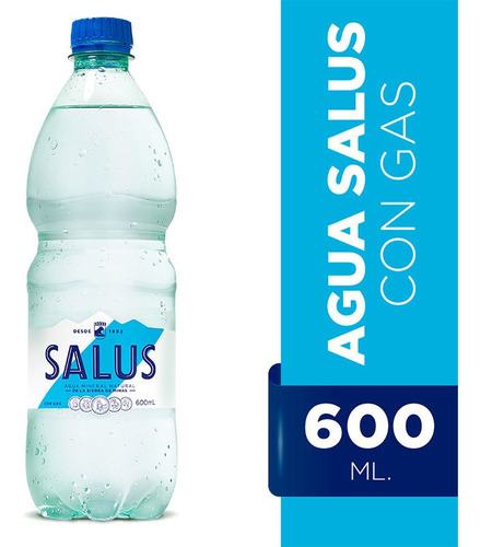 Agua Salus Con Gas 600cc