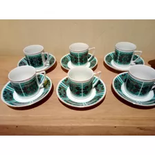 Juego Café 9 Tazas , 9 Platitos.regalo Cremera/ Lechera (4 )