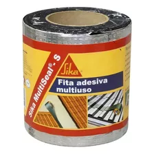 Fita Manta Asfaltica Trinca Multiuso Sika 30cm X 10m Cor Prateado Liso