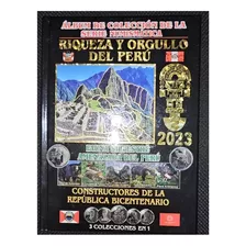 Libro De Colección Con 47 Monedas Nuevas De Las 3 Series. 