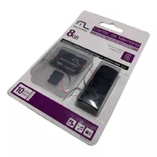 Microsd Multilaser 8gb Classe 4 Com Adaptador + Leitor Usb