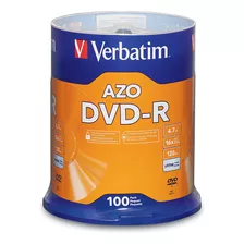 Discos Vírgenes Dvd-r Azo Dye 4.7gb 16x Disco Grabable...