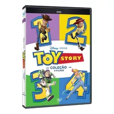 Dvd Toy Story Box Coleção 4 Filmes Lacrado 1 2 3 E 4 Origina