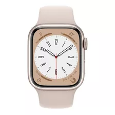 Apple Watch S8gps Caja Aluminio Blanco Estelar 41mm Sport Bl