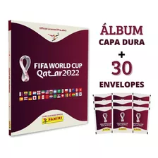 Álbum Capa Dura Copa Do Mundo 2022 + 30 Envelopes - Panini