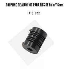Coupling O Acople Flexible De Fibra De Vidrio Ejes 6mm Y 6mm