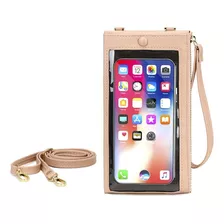 Bolsa Porta Cartão Celular Alça De Mão Pequena Moderna Luxo Acambamento Dos Ferragens Metal Cor Rosa Cor Da Correia De Ombro Rosa Desenho Do Tecido Liso