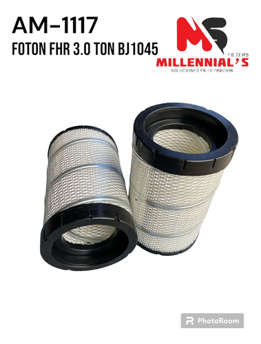 Filtro De Aire Foton Aumark Bj1065 Fkr-fpr-fqr-frr-fhr Foto 3