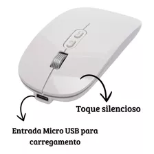 Mouse Sem Fio | Ultrafino Cor Branco