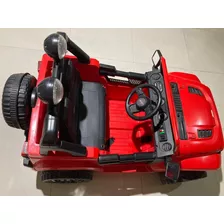 Carro Electrico Jeep Wrangler Rojo Control Parental Remoto