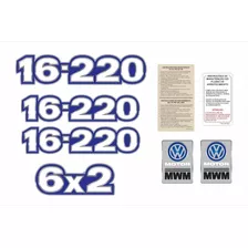 Kit Adesivos Compatível Volkswagen Resinado + Etiquetas