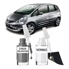 Tinta Tira Risco Automotivo Honda New Fit Cor Cinza Paladium