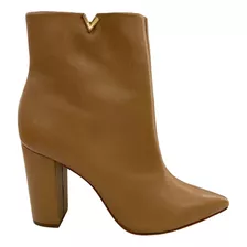 Bota Schutz New Leathe Nude Salto Couro Original