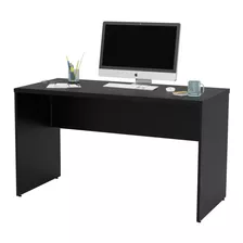 Escrivaninha Netmobil Mesa De Escritório Mdp De 120cm X 76cm X 60cm Preto