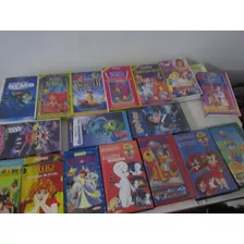 Lote 17 Fitas Vhs Filmes Infantis Originais 