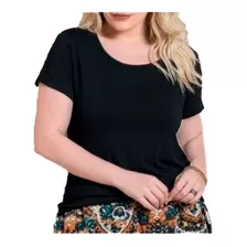 Blusinha Feminina Plus Size Em Malha Tamanho Grande