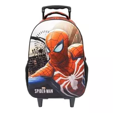 Carrinho Escolar Homem-aranha Infantil Para Meninos Original