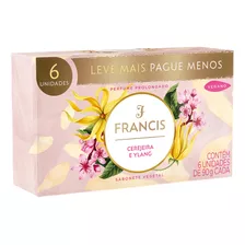 Sabão Em Barra Francis Vegetal Cerejeira E Ylang De 540 G