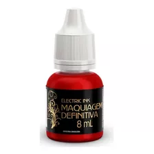 Pigmento Maquiagem Electric Ink 8 Ml - Vermelho Vivo