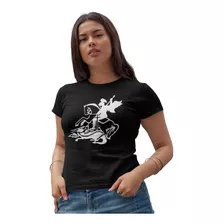 Camiseta São Jorge Guerreiro Padroeiro Devoto Feminina