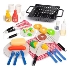 Joyin 34 Pcs Toy Bbq Grill Set, Kids Grill Playset, Little C