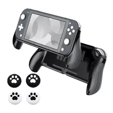 Carcasa + Mica Vidrio Templado+ 4 Grips Nintendo Switch Lite