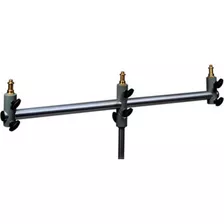 Manfrotto 154b - Soporte Triple Para Micrófono (negro)