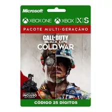 Call Of Duty Black Ops Cold War Xbox Series X|s 25 Dígitos